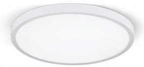 Plafoniera LED moderna design slim Lero 40cm alba