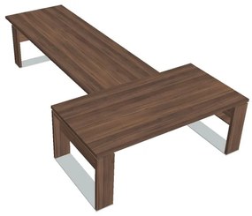 Masă Verno+ 200 x 370 cm, cu extensie, nuc