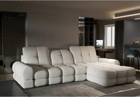 Coltar extensibil confortabil TOLLO MINI, sezlong dreapta, stofa catif