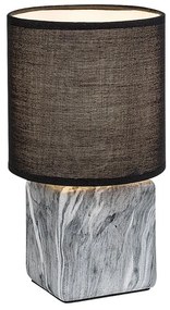 Lampa de masa decorativa marmura/negru Nalisa