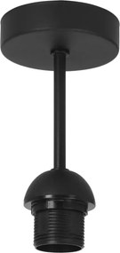 Brilagi - Lustru LED aplicat CERIA BOHO 1xE27/60W/230V, diam. 70 cm, negru/maro