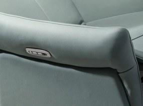 Fotoliu pivotant, functie relax, tapitat cu piele verde turcoaz George