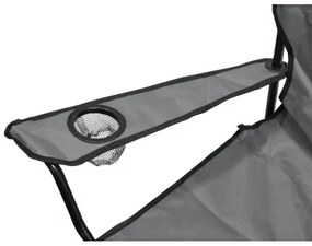 Scaun pliabil de drumeții, gri