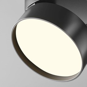 Spot LED aplicat directionabil Onda negru 3000K