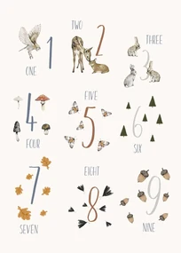 Tablou Forest Numbers