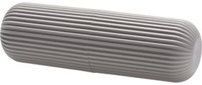 Organizator/carcasă de călătorie Stripe maro, 5 x 19 cm