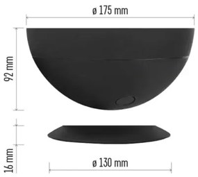 Lampă LED RGB dimabilă de masă GoSmart LED/7W/230V Wi-Fi negru