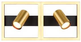 Spot LED MARRIE 2xGU10/5W/230V + LED/22W/230V Globo 57032-2