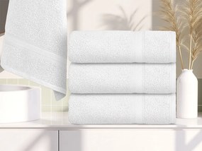 Prosop CLARYSSE ELEGANCE 60x110 cm alb, 100% bumbac