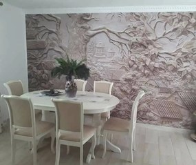 Set LID 113 masa 200-240-280 CM cm + 6 scaune alb