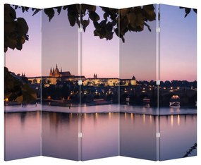 Paravan - Palatul din Praga și Vltava (210x170 cm)