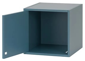 Boxie 1 ușă dulap de perete 40x40x37 cm albastru petrol