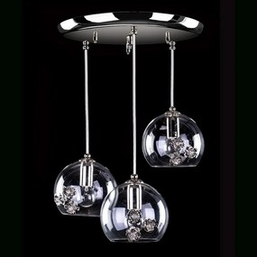 Lustra cu 3 pendule design LUX decorativ PRIMAVERA 05-CH