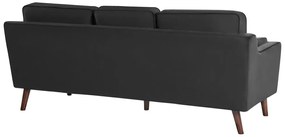 Canapea 3 locuri Lulea (negru) . 1008784