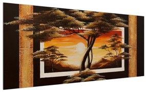 Tablou cu pomi (120x50 cm), în 40 de alte dimensiuni noi