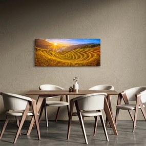 Tablou - Terasele de orez din Vietnam (120x50 cm)