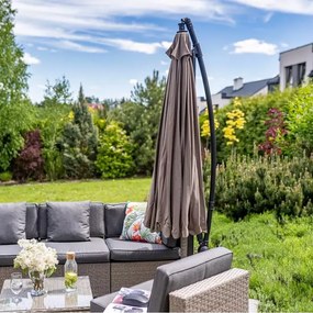 Umbrelă de soare Garden Hero maro