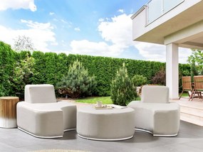 Set mobilier de grădină Fabry (gri deschis). 1078832