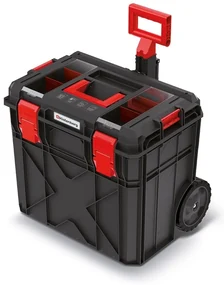 Valisa cu roti A, 51 cm, organizator, negru