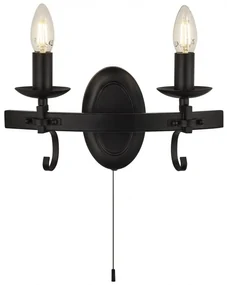 Aplica design rustic Cartwheel III 8902-2BK SRT
