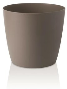 Jardinieră Gardenico Ella Twist 'n' Roll, taupe, 30 cm