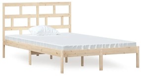3101213 vidaXL Cadru de pat, 120x200 cm, lemn masiv de pin