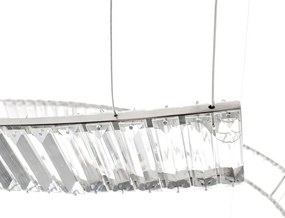 Lustra LED casa scarii design deosebit CHARMES 1A crom