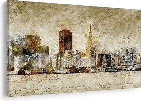 Tablou - Oraș artistic (90x60 cm)