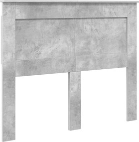 vidaXL Tăblie cap cu headboard Gri din beton 120 cm Lemn compozit