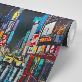 Tapet autoadeziv New York colorat