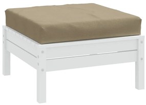 vidaXL Pernă pentru paleți, melanj gri taupe, 60x60x9,5 cm, textil