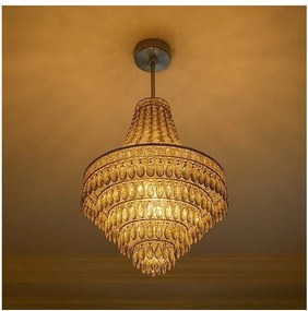 Lustră pe tijă CORAL, 3x E14/40W/230V, Ø 36 cm