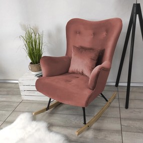 Fotoliu balansoar în stil scandinav Aria (Magic Velvet 2258). 1059401
