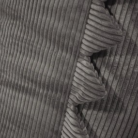 Fotoliu puf pentru copii verde cu tapițerie din catifea reiată Snug 80 Dragon – SLOWDOWN