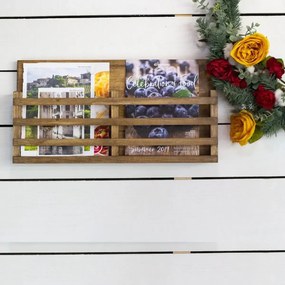 Raft decoartif, seria wood Homs, natur, 55 x 28 x 8,5 cm, lemn,700117