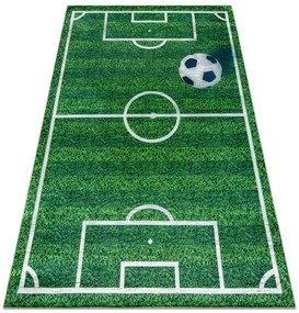 BAMBINO 51760 covor lavabil Teren, fotbal pentru copii anti-alunecare - verde
