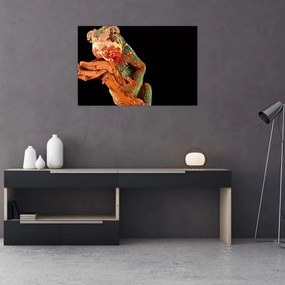 Tablou cu cameleon pe creangă (90x60 cm)