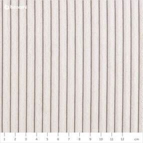 Canapea albă extensibilă 168 cm Lucky Lucy – Miuform