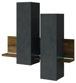 Dulap de perete Bilsby Typ 04 (molid + gri). 1030340