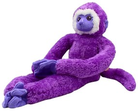 Jucărie maimuță din pluș mov 57 cm