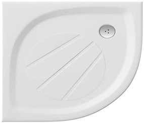 Ravak XA237701010 - Tavă de duș ELIPSO, în formă de sfert de cerc, 90 x 90 cm, albă