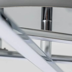 Plafonieră LED 3 x 3W, 230V, crom lucios
