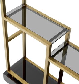 Raft design LUX, Otel Alama Periata, Sticla Fumurie, Corrado II