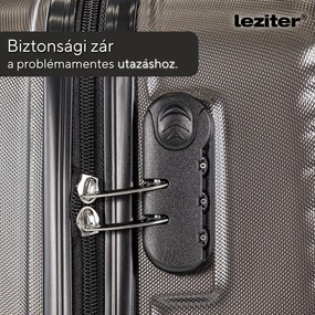 TraveLux Pro IV gurulós bőrönd szett szürke