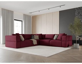 Colțar burgundy (cu colț variabil) Esther – Milo Casa