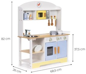 Bucătărie pentru copii elegantă și funcțională cu accesorii