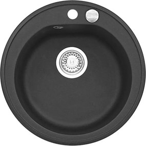 Chiuveta compozit Alveus Niagara 10 negru 51 cm