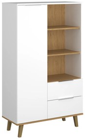 Raft Nickole 1D2S (alb + Stejar pietros). 1053088