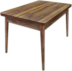 Masa bucatarie Brigitte, culoare nuc, 120 cm