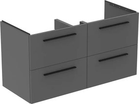 Dulap baza suspendat Ideal Standard i.life B gri quartz mat 4 sertare 120 cm